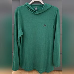 adidas Forest Green Lightweight Hoodie Tee